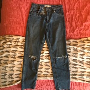 ASOS Ripped Mom Jean